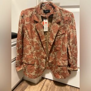 Cider Floral Print Blazer Size Small